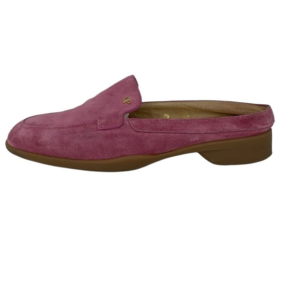 Pertti Palmroth Flats Women's 8 Pink Leather Slide On Loafer Shoe - Picture 7 of 14